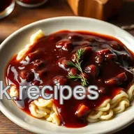 How to Make Saut&eacute;ed Red Wine Gravy - Rich & Savory Sauce Like Grandma!