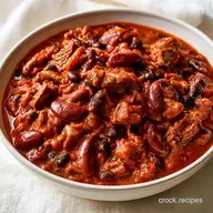 Crockpot Chili for 6 Servings