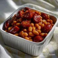 Easy Beans and Franks Recipe: Mahogany Glazed Hot Dogs
