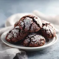 Easy Chocolate Crinkle Cookies: Fudgy Cocoa Brownie Bites