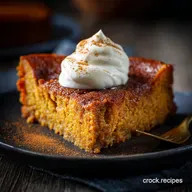 Slow Cooker Crustless Pumpkin Pie Easy Set-It-and-Forget-It Dessert