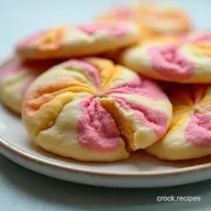Marbled Magic Easy NoSpread TieDye Sugar Cookies Recipe