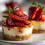 Cheesecake Stuffed Strawberries Easy Valentines Day Dessert Idea - Quick