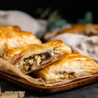 Easy Chicken Mushroom Pastry Quick Flaky Delicious