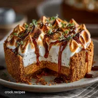The Great British NoFuss NoBake Pumpkin Marshmallow Pie