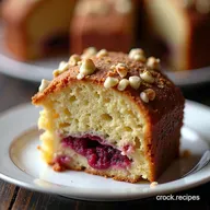 Ultimate Christmas Crunch Cake Recipe with Cranberry Swirl