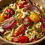 Tomato Orzo Pasta Salad The Brightest Mediterranean Summer Side Dish