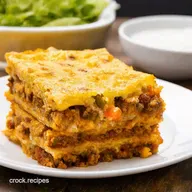 Easy Taco Casserole with Tortillas Fiesta Stack Recipe