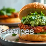My Favorite Fried Chicken Burger with Rocket Pesto: A Crispy Delight!
