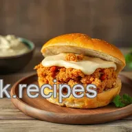 Spicy Fried Chicken Kimchi Mayo Ciabatta Sandwich: A Flavorful Delight