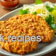 Easy & Flavorful Fried Chicken Kimchi Schnitzels Delight: A Taste of Fusion