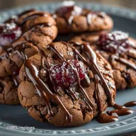 Chocolate Covered Cherry Cookies Fudgy Truffle Cookie Recipe