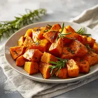 Sweet Potato Recipe with Garlic and Rosemary