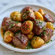 Garlic Steak Potatoes in 25 Minutes
