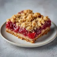 Strawberry Rhubarb Bars for 16 Servings