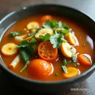 Easy Golden Broth Chinese Vegetable Soup Recipe in 45 Mins