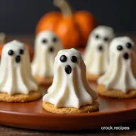 Quick Eerie Graham Cracker Ghosts NoBake Treats