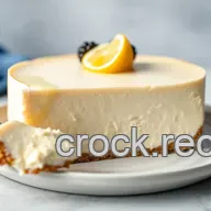 Greek Yogurt Cheesecake: Lighter Lemon & Honey Delight