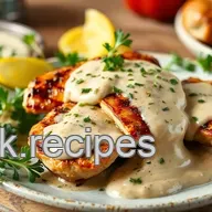 Easy & Juicy Grill Chicken Creamy Ham Delight: A Family Favorite