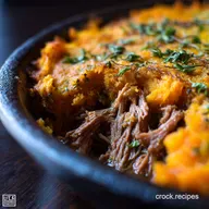 Healthy Shepherds Pie Recipe: Lean Lamb Filling with Sweet Potato Mash
