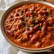 Healthy Slow Cooker Chili with Lean Beef