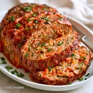 Healthy Slow Cooker Meatloaf for 6