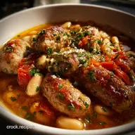Italian Sausage Stew: Hearty White Bean Comfort Food