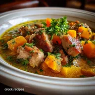 Hearty Pork and Acorn Squash Stew One-Pot Fall Dinner