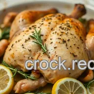 Easy Herb-Roasted Blue Laced Wyandotte Chicken with Garlic & Lemon