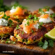 High Protein Breakfast Smoked Salmon Fritters (Easy Meal Prep)