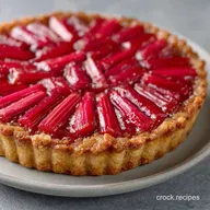 Rhubarb Tart with Puff Pastry