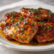 Honey Garlic Chicken Thighs for 4