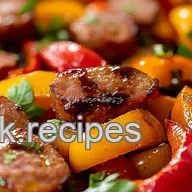 Italian Sausage & Peppers: Balsamic Glazed Delight!