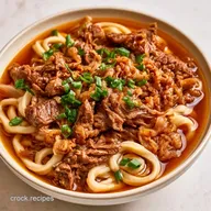 Japanese Beef Udon Slow Cooker for 4