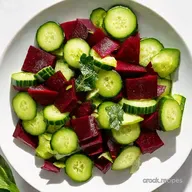 Crisp Cucumber Beetroot Salad My Zesty Summer Side