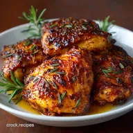 Juicy Baked Chicken Thighs: Crispy Skin