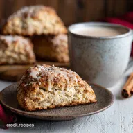 Keto Eggnog Scones: The Best Low Carb Christmas Breakfast Treat