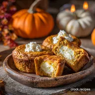 Keto Pumpkin Muffins with Cheesecake Center Low Carb Autumn Treat