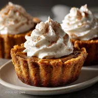 Keto Pumpkin Pie Cupcakes Crisp Crust Creamy Low Carb Filling
