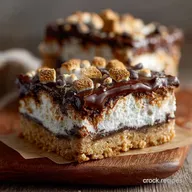 Keto Smores Bars: Gooey, Low Carb Dessert with Sugar-Free Fluff