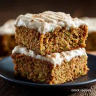 Keto Zucchini Bars Moist Cinnamon Dessert with Cream Cheese Frosting