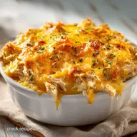 King Ranch Chicken: Creamy Slow-Cooked Casserole for 6 Servings
