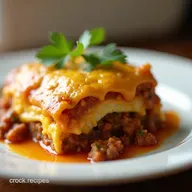 Easy Layered Cheesy Beef Enchilada Bake Recipe