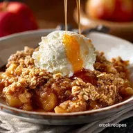 Foolproof Slow Cooker Apple Crisp with Crunchy Brown Sugar Oats