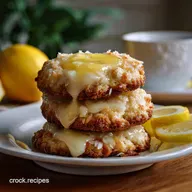 Lemon Coconut Cheesecake Cookies: Soft Zesty Bites
