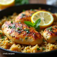 OnePan Lemon Herb Chicken Orzo Easy Weeknight Dinner Recipes
