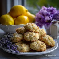 Lemon Lavender Cookies: Buttery Shortbread