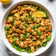 Lemony Herb Healthy Ground Chicken Recipes Mediterranean Bowls