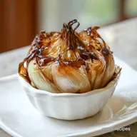 Roasted Lotus Flower Onion with Balsamic
