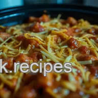 Easy Low Carb Crock Pot Recipes: Savory Chicken Enchilada Casserole